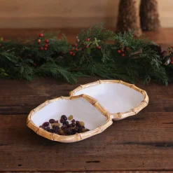 VIDA Bamboo Double Dip (White and Natural)