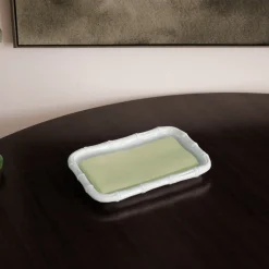 VIDA Bamboo Guest Towel Holder (White)