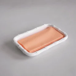 VIDA Bamboo Guest Towel Holder (White)