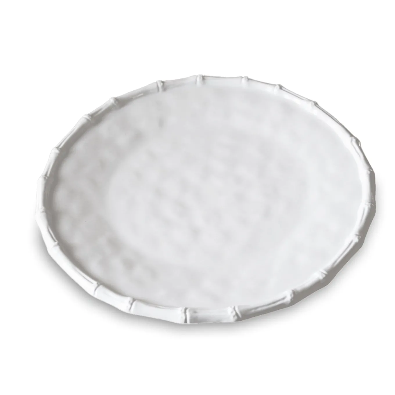 VIDA Bamboo Round Platter (White)