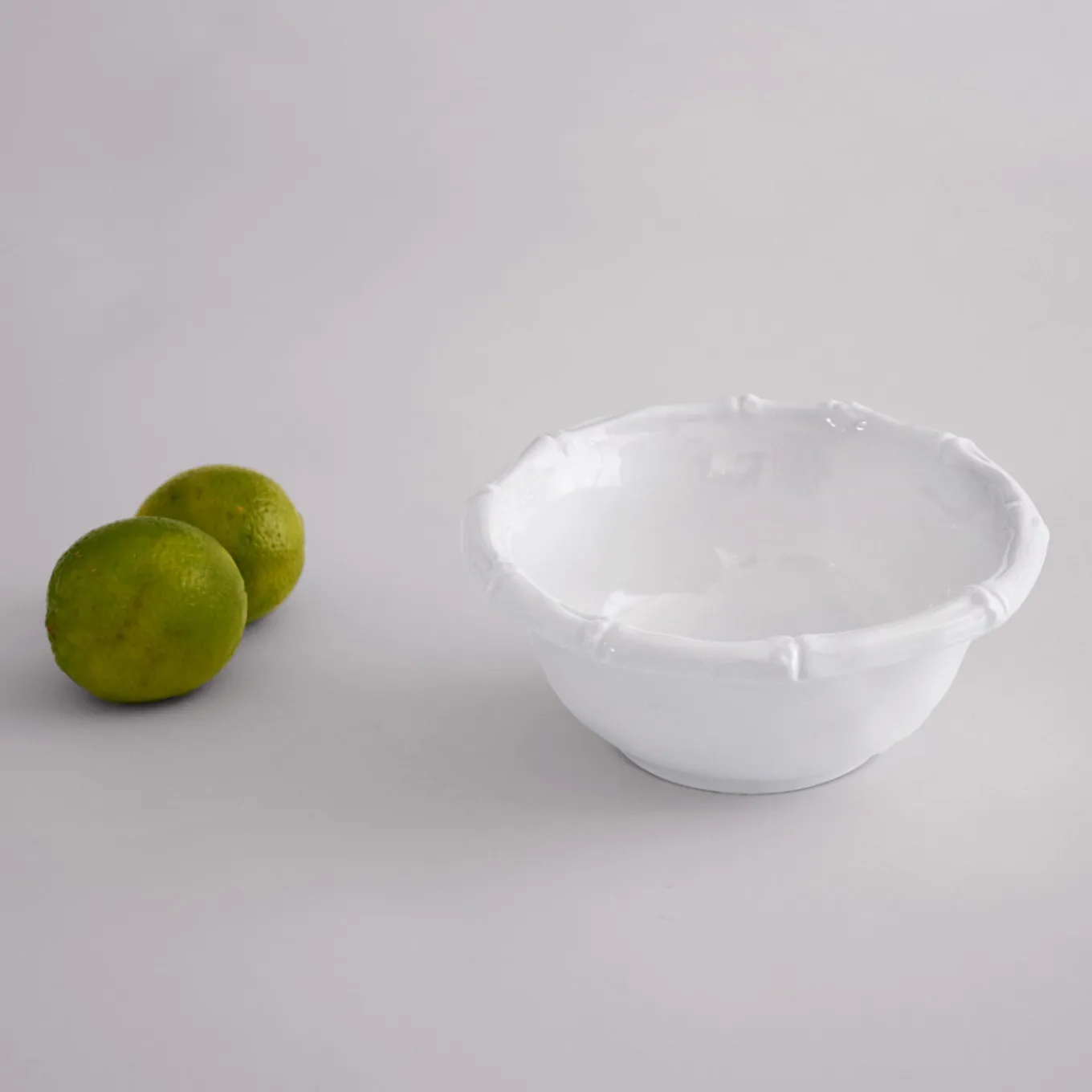 VIDA Bamboo Small Dip Bowl (White)