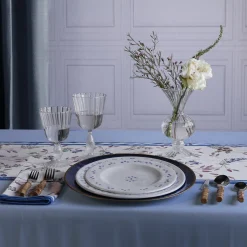 VIDA Bamboo Stainless Flatware II Set of 5 (Silver and Natural)