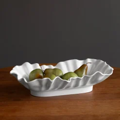 VIDA Bloom Large Rectangle Bowl (White)