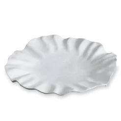 VIDA Bloom Large Round Platter (White)