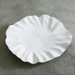 VIDA Bloom Large Round Platter (White)