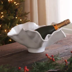 VIDA Bloom Wine Bucket (White)