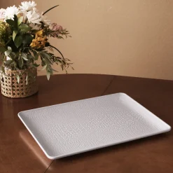 VIDA Croc Extra Large Rectangular Tray (White)