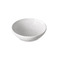 VIDA Croc Round Mini Bowl (White)