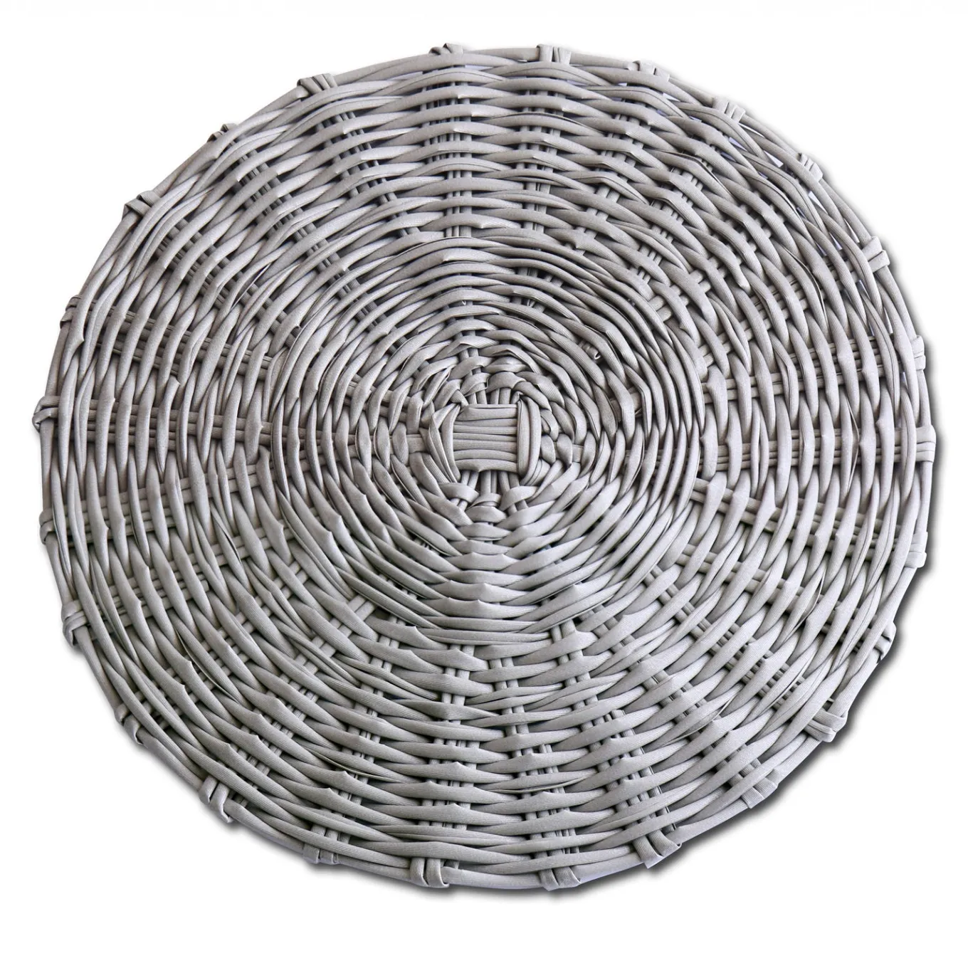 VIDA Faux Wicker Placemats Set of 4 (Grey)