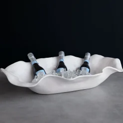 VIDA Havana Extra Large Oval Centerpiece (White)