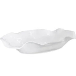 VIDA Havana Extra Large Oval Centerpiece (White)