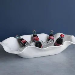 VIDA Havana Extra Large Oval Centerpiece (White)