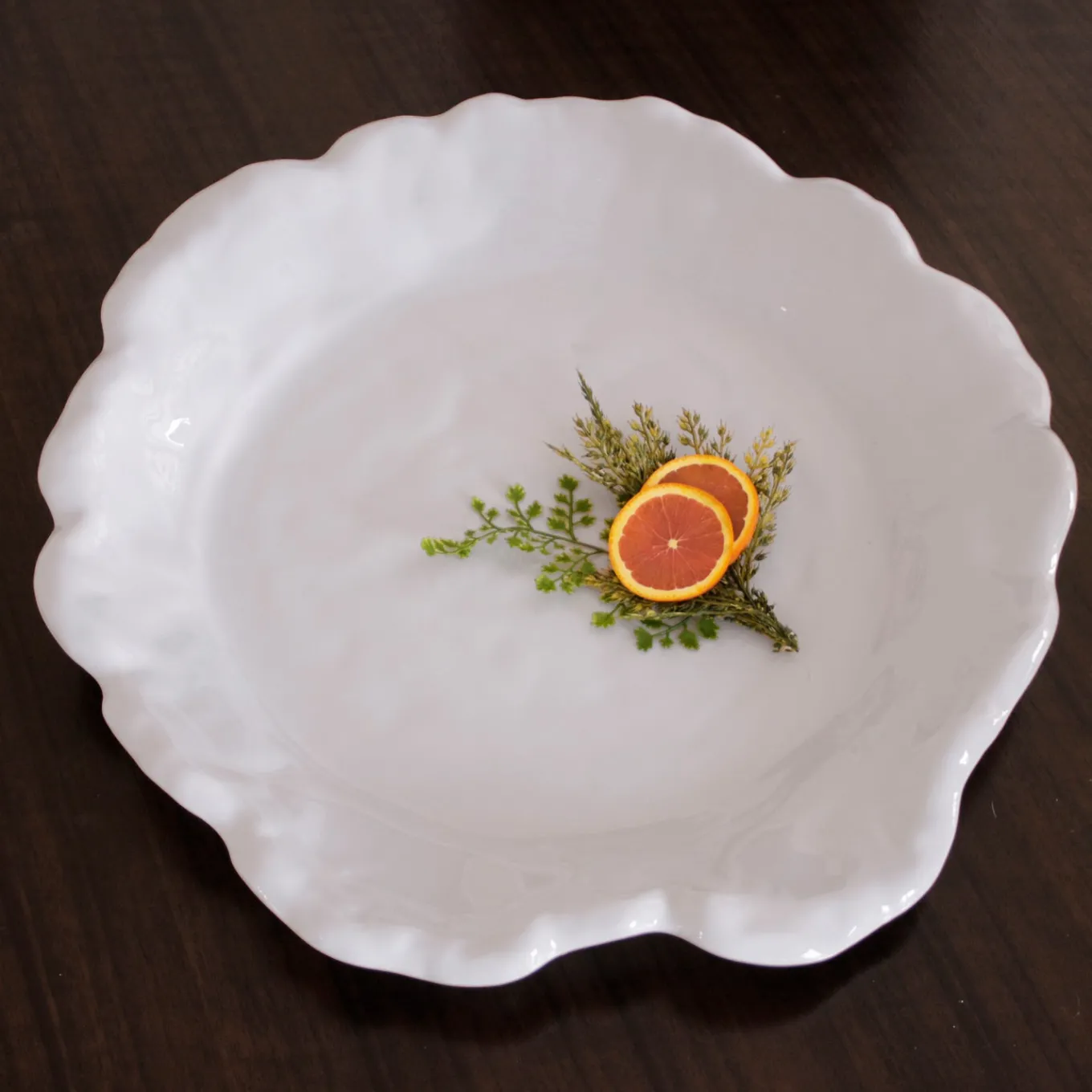 VIDA Havana Extra Large Round Platter (White)