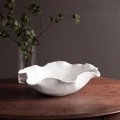 VIDA Havana Extra Large Round Centerpiece (White)