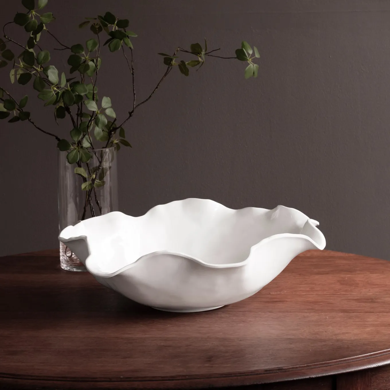 VIDA Havana Extra Large Round Centerpiece (White)