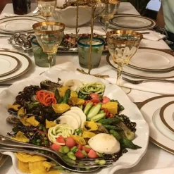 VIDA Havana Round Platter (White)