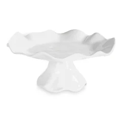 VIDA Havana Small Pedestal Cake Plate (White)