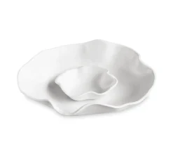 VIDA Nube Bowl with Dip (White)