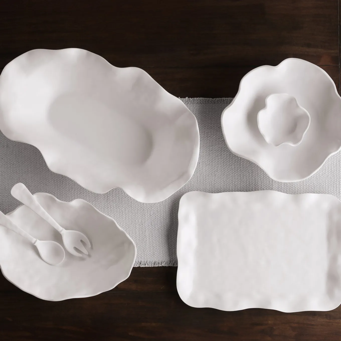 VIDA Nube Bowl with Dip (White)