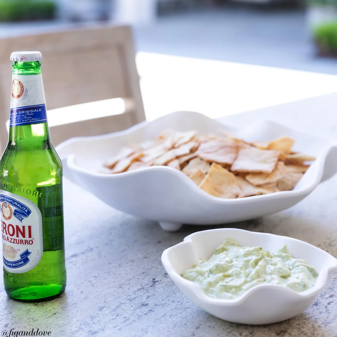 VIDA Nube Bowl with Dip (White)