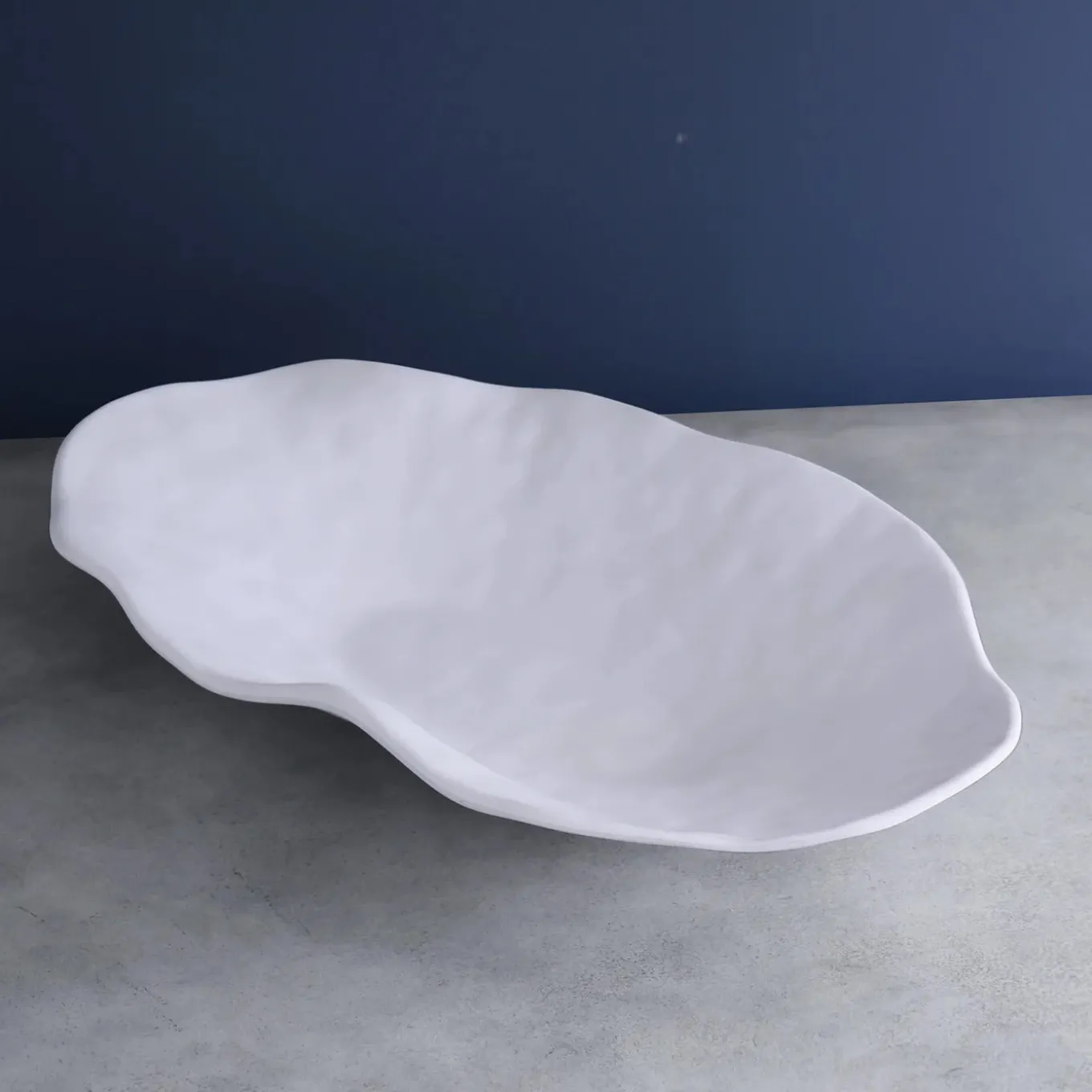 VIDA Nube Extra Large Oval Bowl (White)