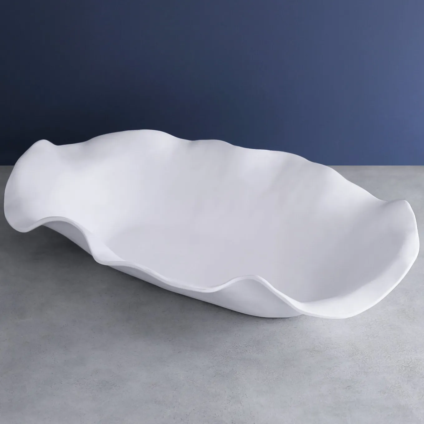 VIDA Nube Extra Large Oval Centerpiece (White)
