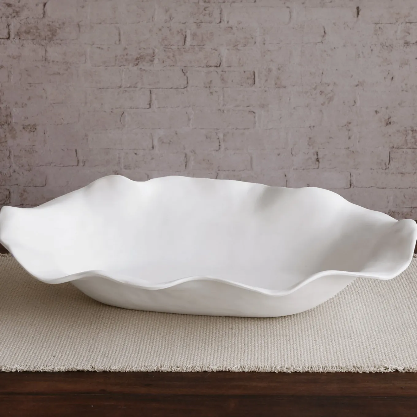 VIDA Nube Extra Large Oval Centerpiece (White)