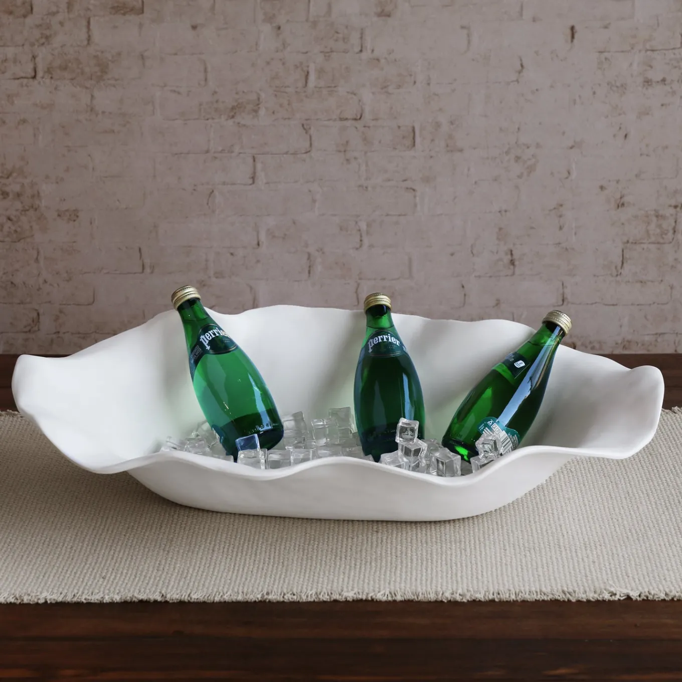 VIDA Nube Extra Large Oval Centerpiece (White)