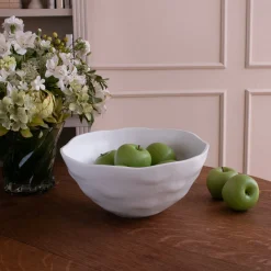 VIDA Nube Large Deep Round Bowl White