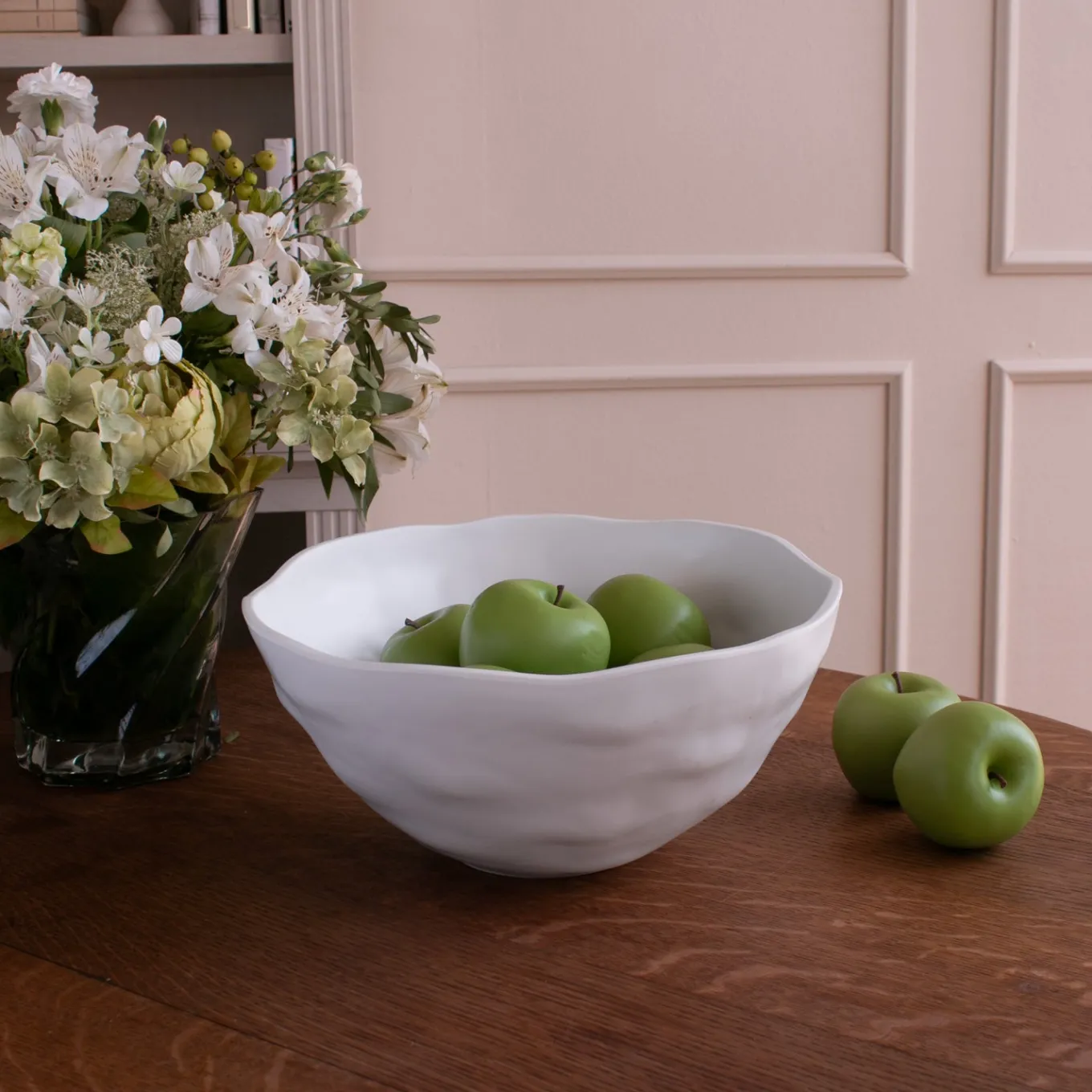 VIDA Nube Large Deep Round Bowl White