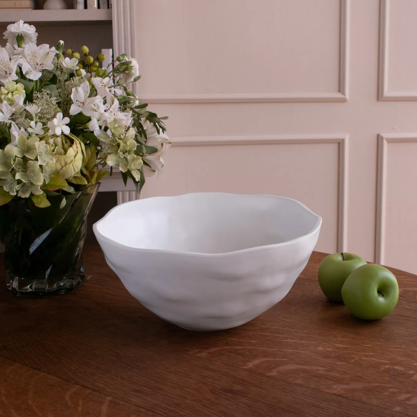 VIDA Nube Large Deep Round Bowl White