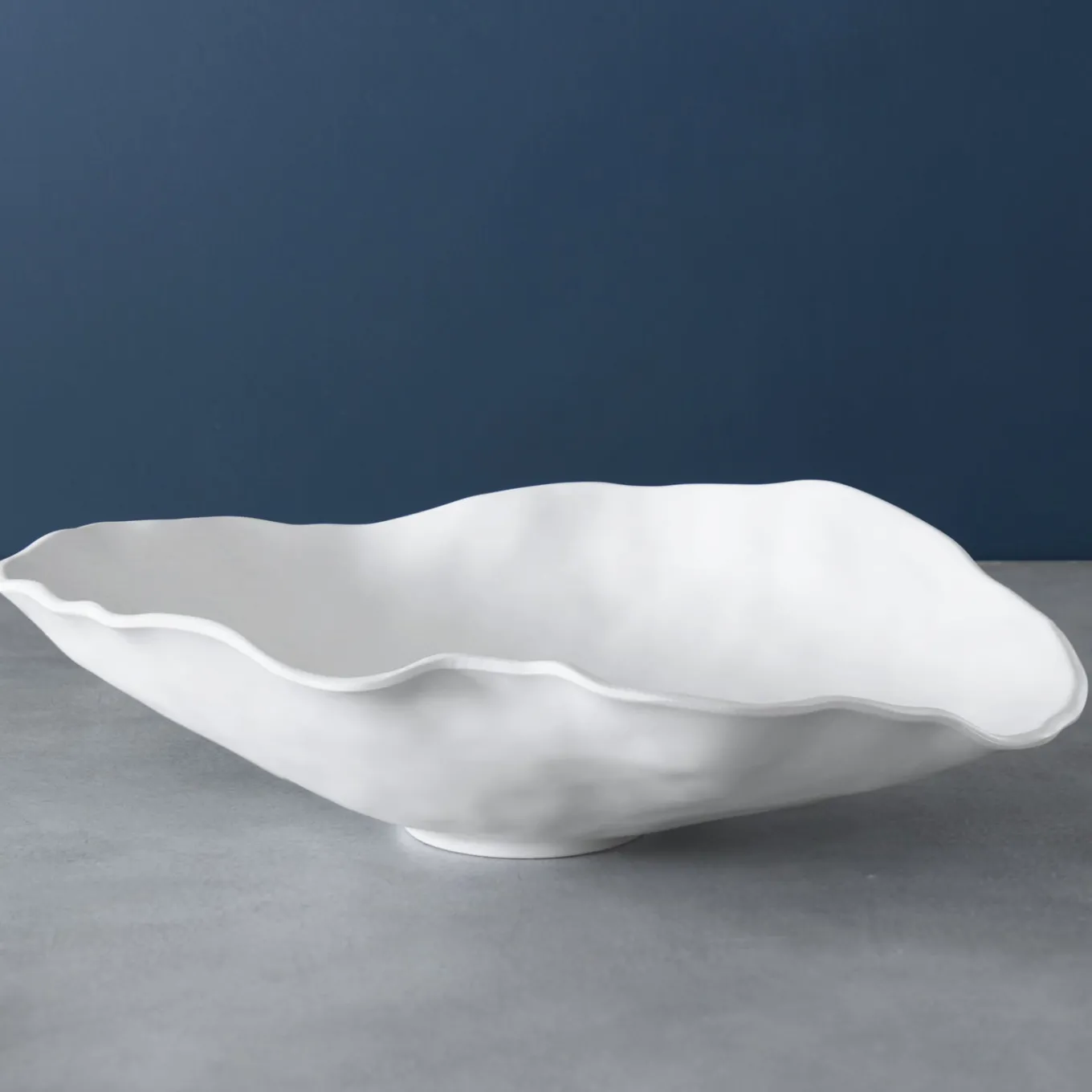 VIDA Nube Large Oval Bowl (White)