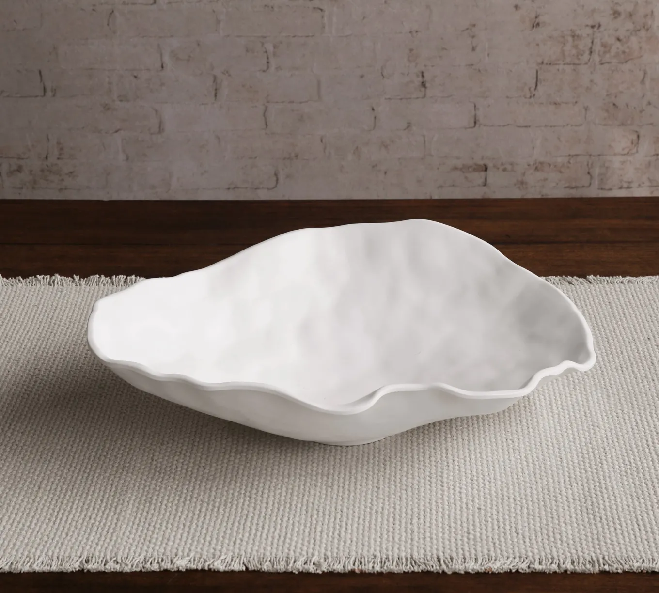 VIDA Nube Large Oval Bowl (White)