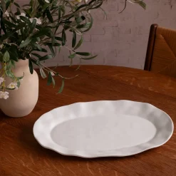 VIDA Nube Large Oval Tray (White)