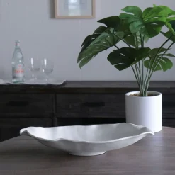 VIDA Nube Medium Oval Bowl (White)