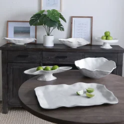 VIDA Nube Medium Oval Bowl (White)