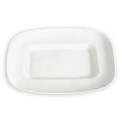 VIDA Nube Medium Rectangle Platter (White)