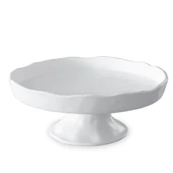 VIDA Nube Round Pedestal Cake Plate (White)