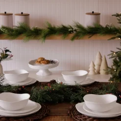 VIDA Nube Salad Plate Set of 4 (White)