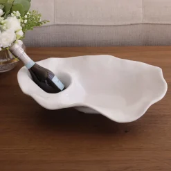 VIDA Ocean Oyster Champagne Bucket (White)