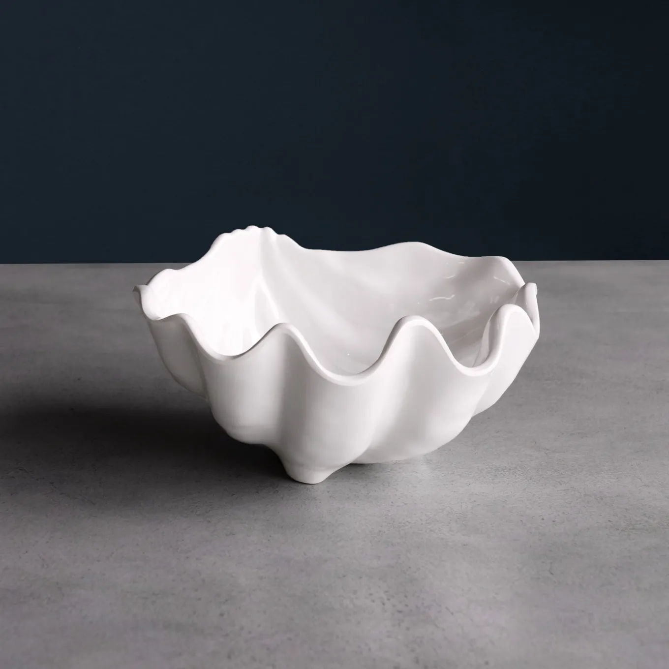 VIDA Ocean Shell Small Bowl (White)