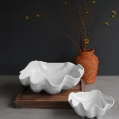 VIDA Ocean Shell Small Bowl (White)