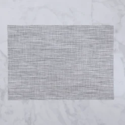VIDA Rectangular Woven Placemats Set of 4 (Grey)