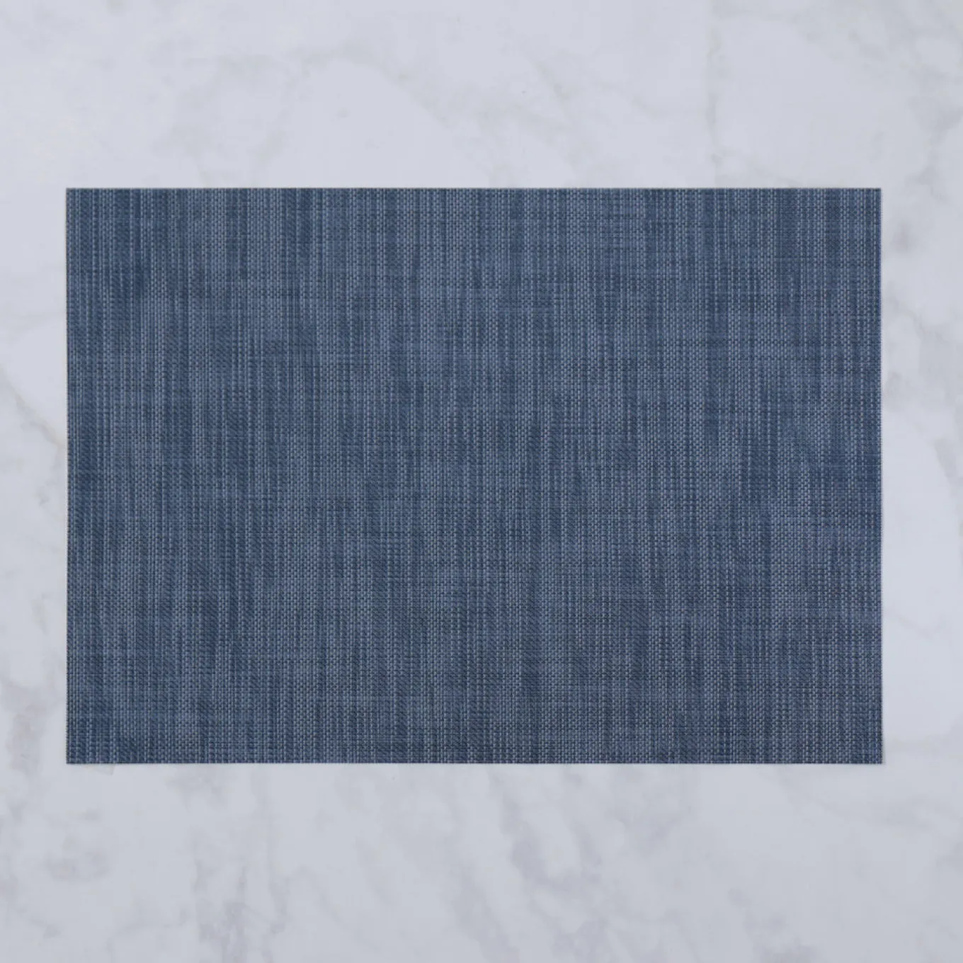 VIDA Rectangular Woven Placemats Set of 4 (Navy)
