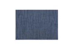 VIDA Rectangular Woven Placemats Set of 4 (Navy)