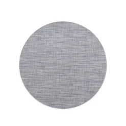 VIDA Round Woven Placemats Set of 4 (Grey)