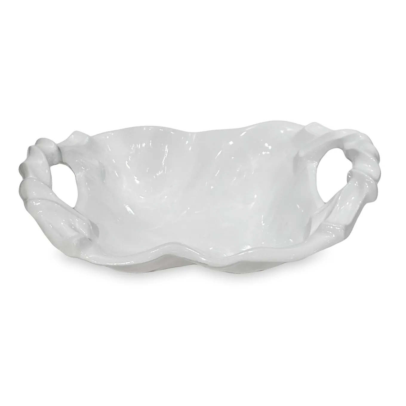 VIDA Sasha Small Bowl with Handles White