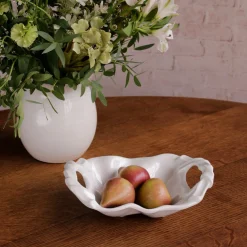 VIDA Sasha Small Bowl with Handles White