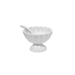 VIDA Vienna Mini Pedestal with Spoon White