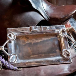 WESTERN Equestrian Large Tray with Handles